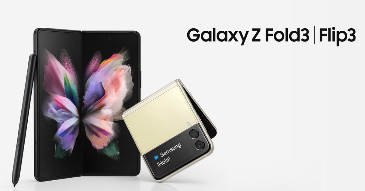 Samsung lanza Galaxy ZFold3 y ZFlip3 sus teléfonos plegables más