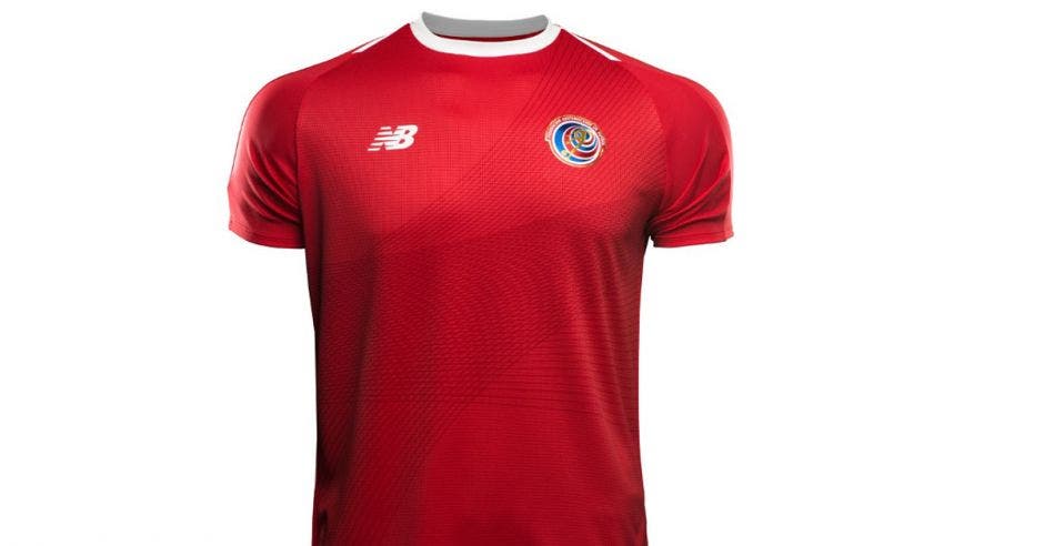 La camiseta roja de la selección que usará en el Mundial de Rusia