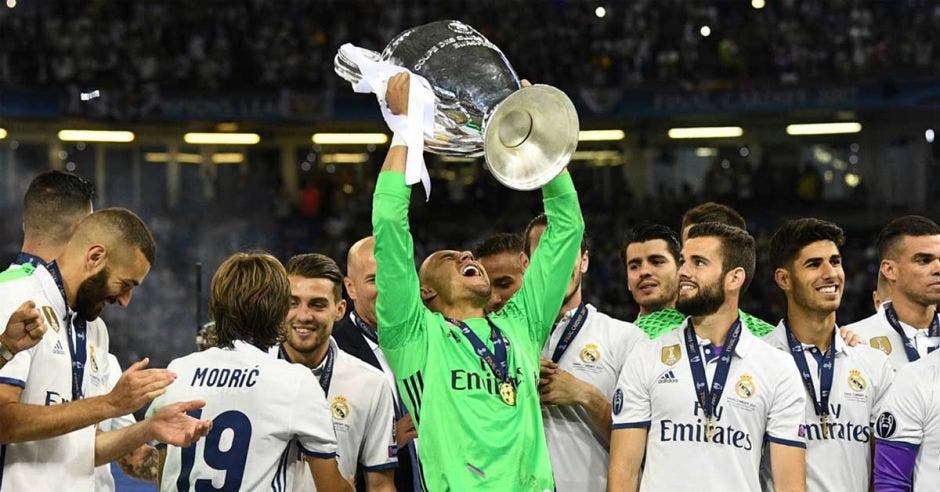 Keylor Navas es tricampeón de la Champions con el Real Madrid/Archivo/La República