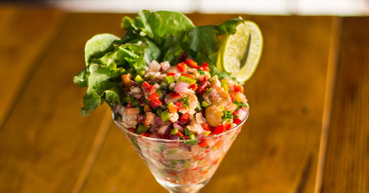 El mejor ceviche está en el restaurante El Pelícano