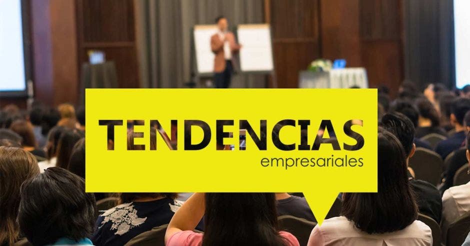 rótulo que dice: tendencias empresriales