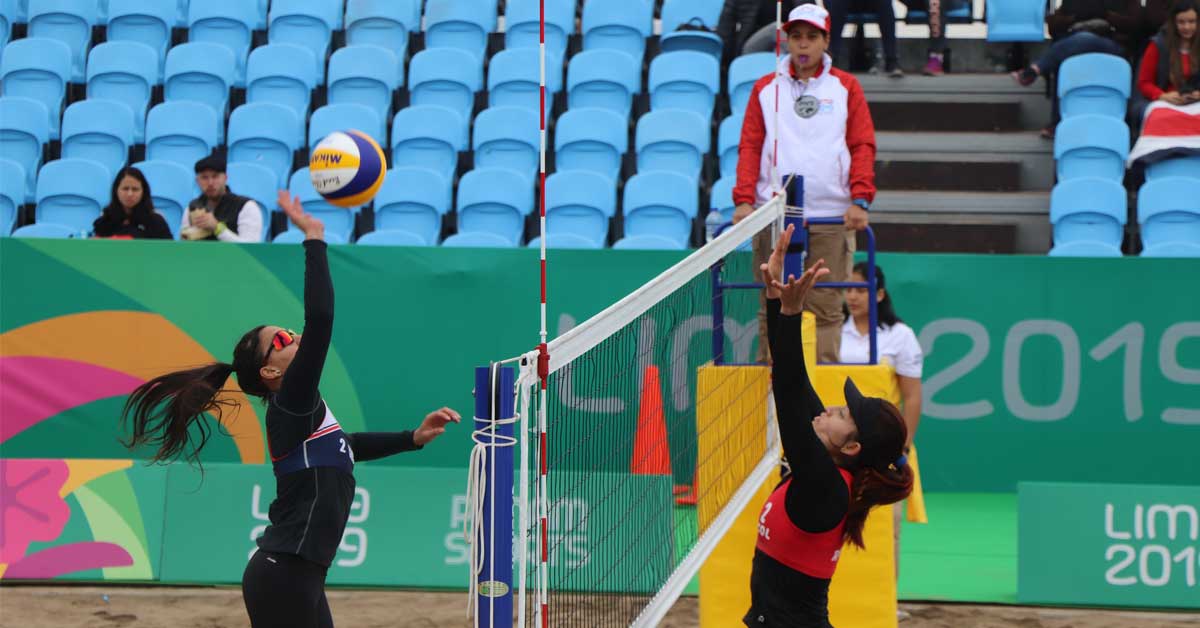 Voleibol de playa da primera victoria a Costa Rica en Juegos Panamericanos