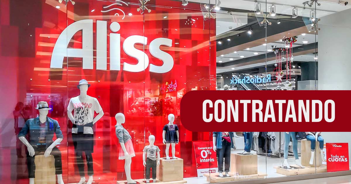 ¿Busca empleo? Aliss contratará personal por temporada