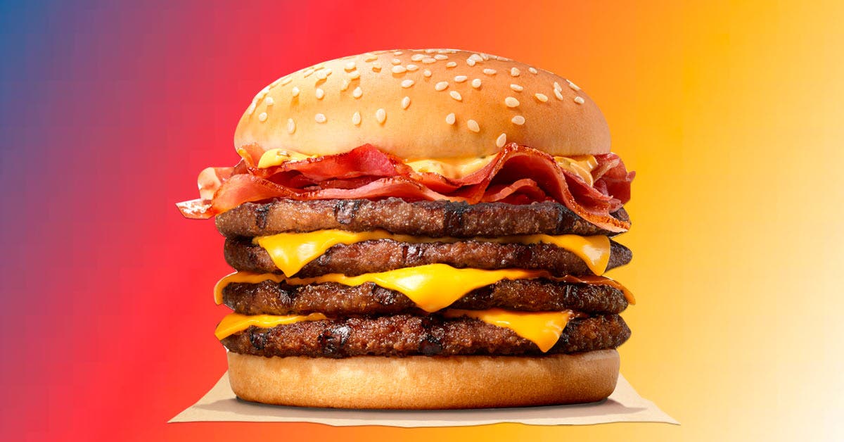 BK presentó su nueva hamburguesa: la Stacker King