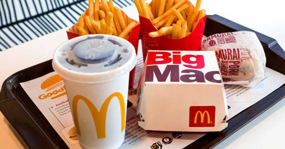 Un combo de Big Mac de McDonald's