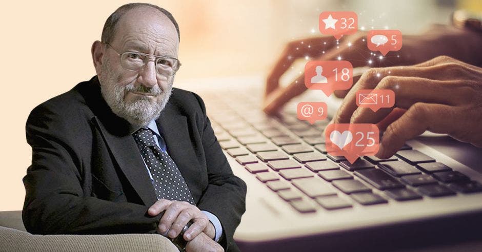 Umberto Eco, gran crítico de las redes sociales