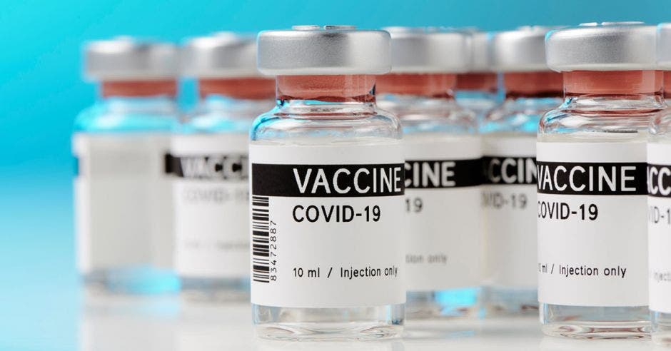 Frascos de dosis de vacuna contra Covid-19