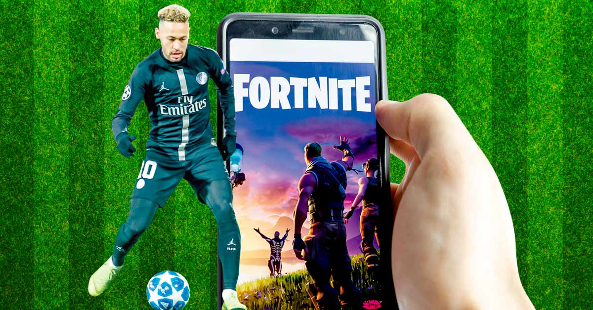 Fortnite ficha a Neymar