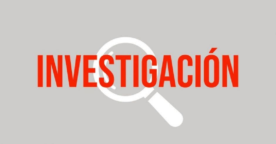 Lupa sobre palabra investigación