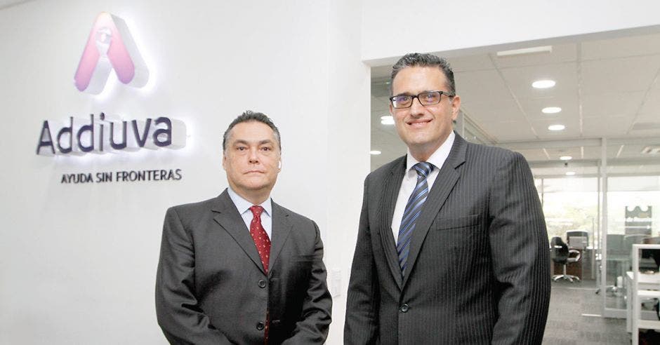 arlos Maya, presidente ejecutivo y José Arguedas, gerente general de Addiuva