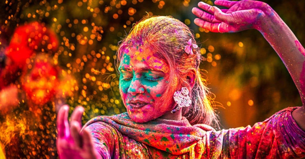 Cargado de colores regresa el Festival Holi de la India