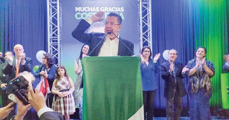 Rodrigo Chaves fue declarado presidente electo este domingo anterior. Archivo/La República.