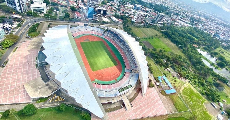 estadio nacional helicóptero