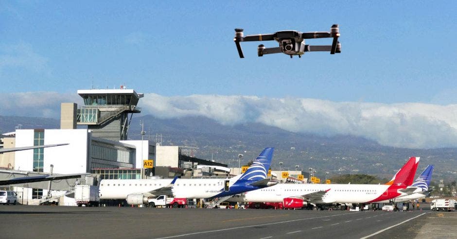 drones aeropuertos