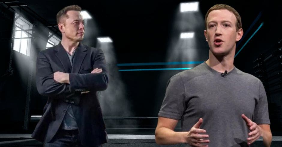 competencia tecnológica empresarios mark Zuckerberg elon musk trascendería más allá ofrecen aplicaciones plataformas usuarios enfrentarse cara cara disputa fuerza física cuadrilátero