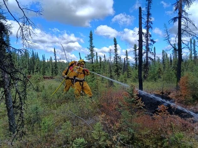 bomberas forestales Canadá