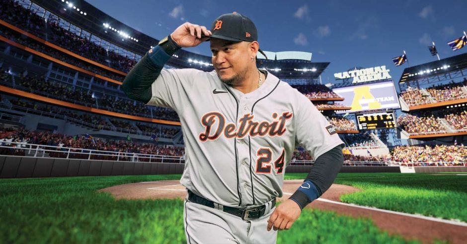 Miguel Cabrera de los Tigres, fue despedido como un héroe en Detroit