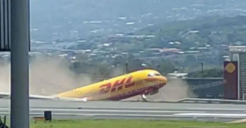 DHL accidente