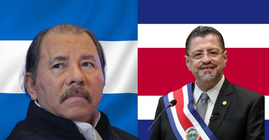 Daniel Ortega y Rodrigo Chaves conversan de manera ocasional. Cortesía/La República.