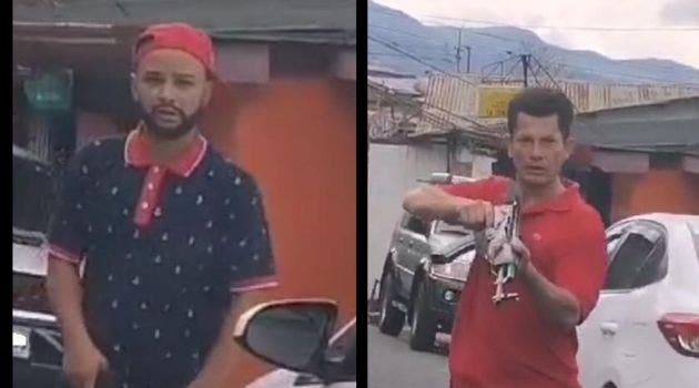 Estos son los dos hombres que busca la policía. Cortesía/La República.