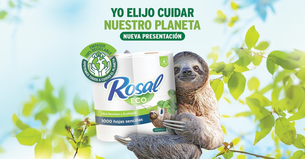 Rosal lanza su línea ecológica de papel higiénico