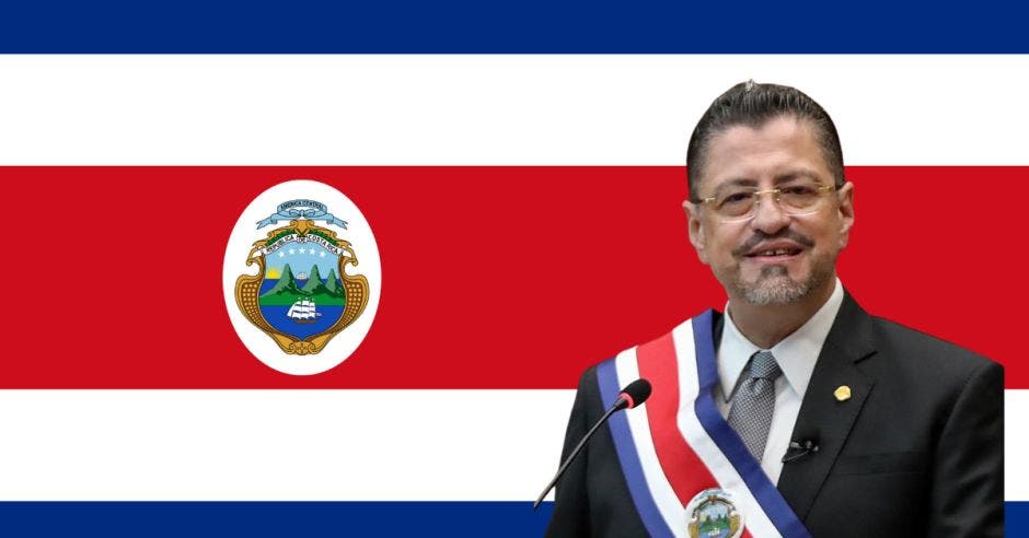 Rodrigo Chaves, presidente de Costa Rica. Archivo/La República.