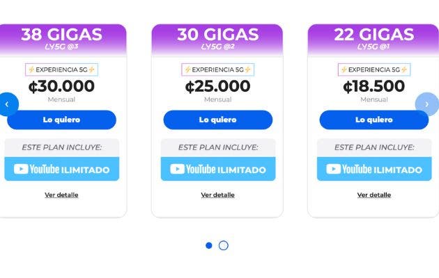 Los planes arrancan en ¢18.787 con 22 Gb de descarga. Cortesía/La República