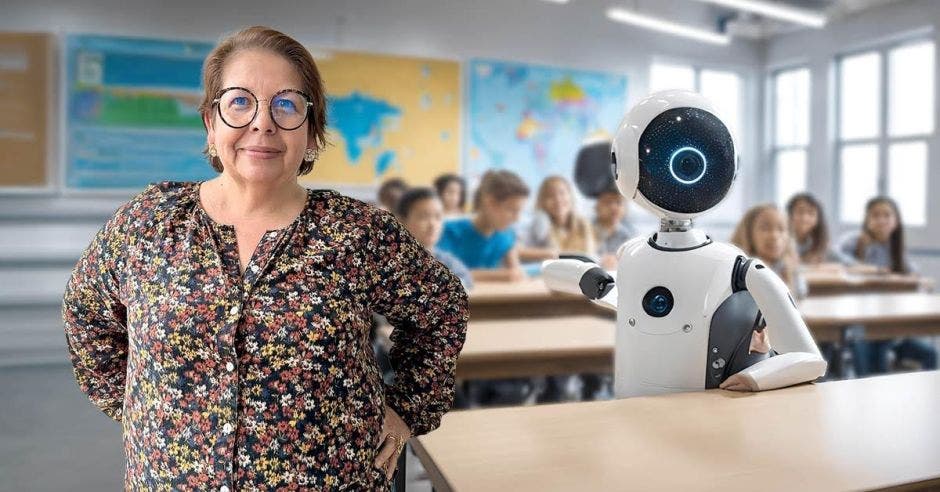 La IA en la educación permitirá desarrollar estudiantes y futuros ciudadanos más críticos, creativos e innovadores, según Gisele Cordero Molina, docente, psicopedagoga y tecnóloga del Blue Valley School. Cortesía/La República.