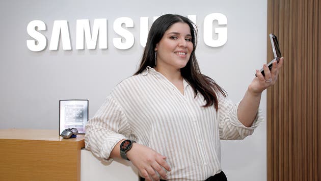 Silvia Vargas, encargada de marketing para la división móvil de Samsung