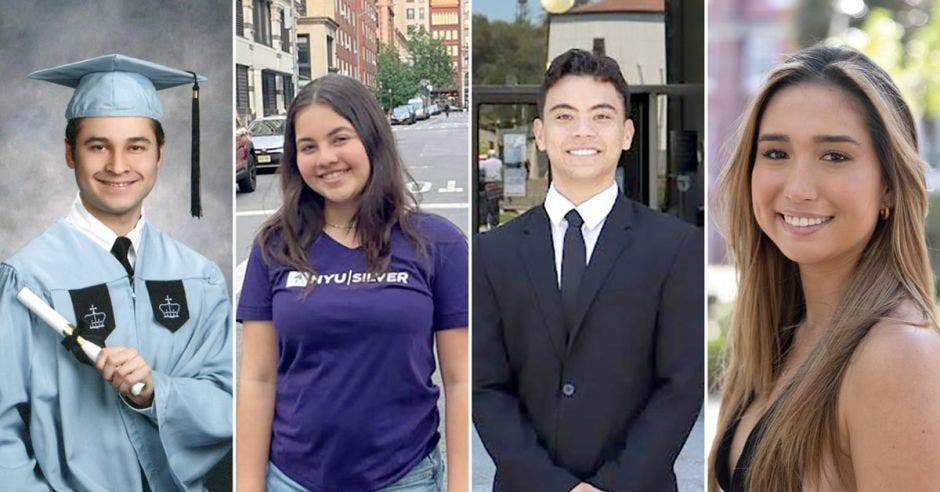 Carlos Alberto López, Ximena Rodríguez, Jaden Swing y Elena Bolaños, quienes han sido aceptados en universidades de élite en EE.UU., destacan la calidad educativa y preparación integral que ofrece Berkeley Academy.