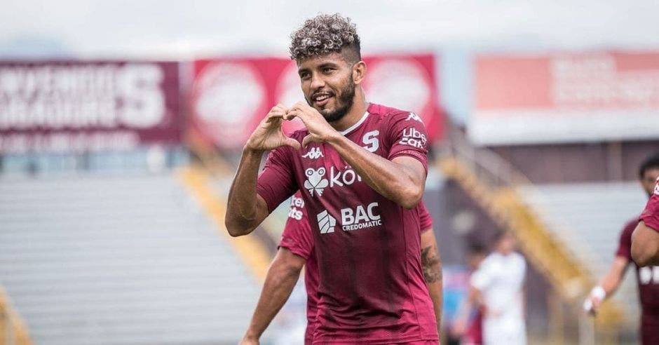 Johan Venegas ya fue jugador del Deportivo Saprissa en una ocasión,. Cortesía/La República.