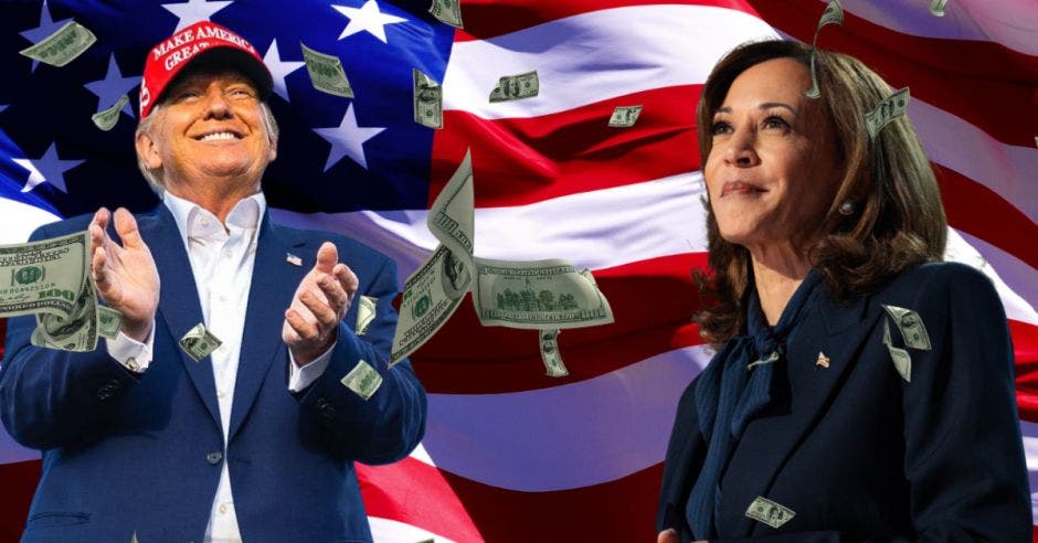 Donald Trump y Kamala Harris disputarán las elecciones el próximo 5 de noviembre. Cortesía/La República.