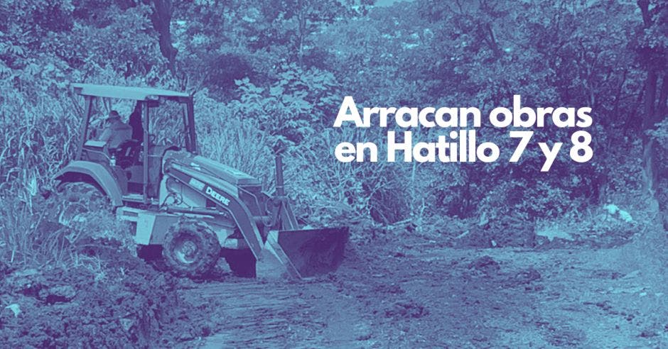 Con la limpieza del lugar, la tala de árboles y la instalación del campamento de la empresa MECO, arrancó la obra. Cortesía/La República.