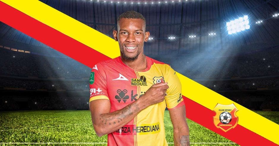 Keyner Brown, capitán del Herediano, partidazo ante la Liga