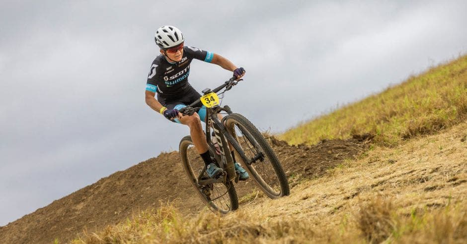 Adriana Rojas tuvo cinco victorias consecutivas en la competencia del deporte de las dos ruedas.Cortesía/La República