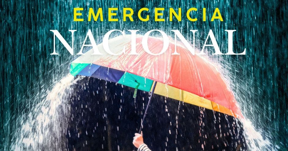 El pronóstico de que las lluvias se extiendan hasta el próximo domingo aplica mayormente para la vertiente del Pacífico y sectores del Valle Central.. Cortesía/La República.