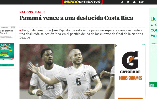 Mundo deportivo/La República