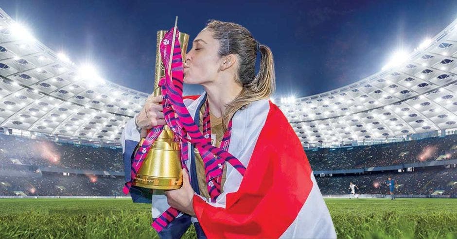 La futbolista nacional continúa dejando la bandera Tricolor en alto en los torneos a nivel internacional. Priscila Chinchilla/La República