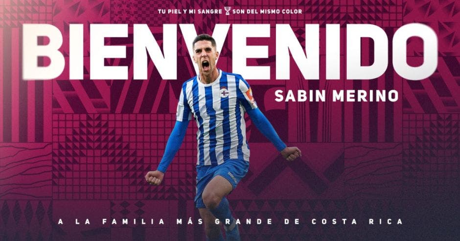 Saprissa le da la bienvenida al español.Cortesía/La República