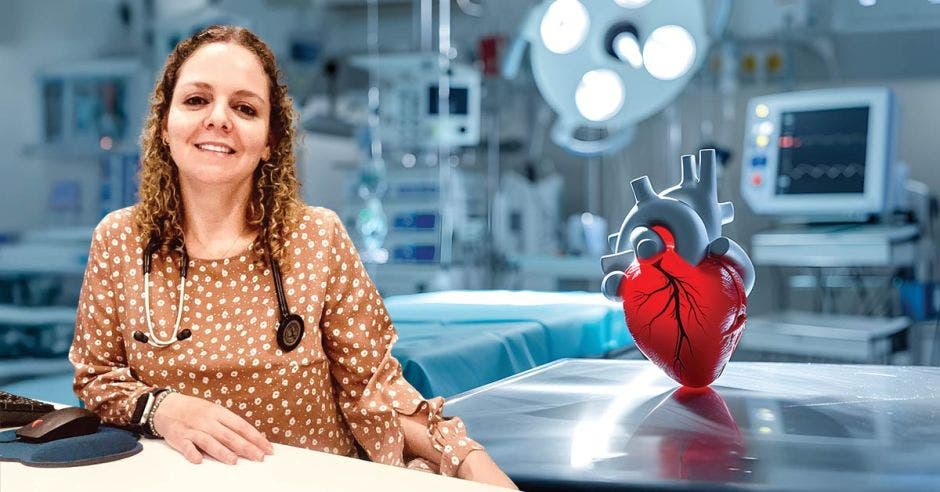 Dra. Melissa Rodríguez, especialista en cardiología, con formación en insuficiencia cardíaca, del Centro de Excelencia Cardiovascular del Hospital Metropolitano