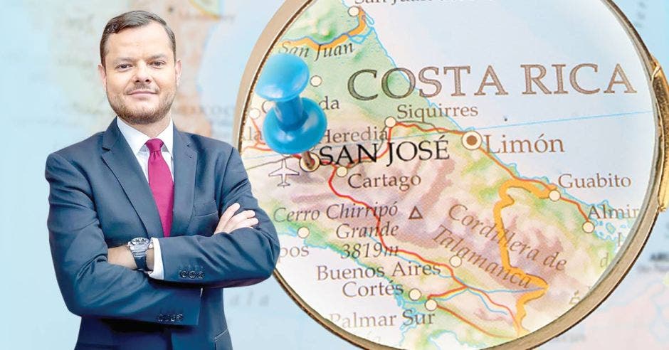 Costa Rica debería crecer de manera anual a un 6 % o 7 %, según Juan Carlos Hidalgo, aspirante del PUSC. Cortesía/La República.