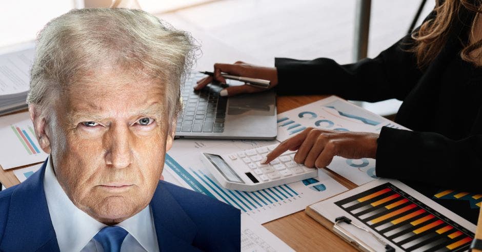 El presidente de Estados Unidos, Donald Trump, confirmó este jueves que los aranceles del 25% a productos de ambos países entrarán en vigor el 4 de marzo. Cortesía/La República