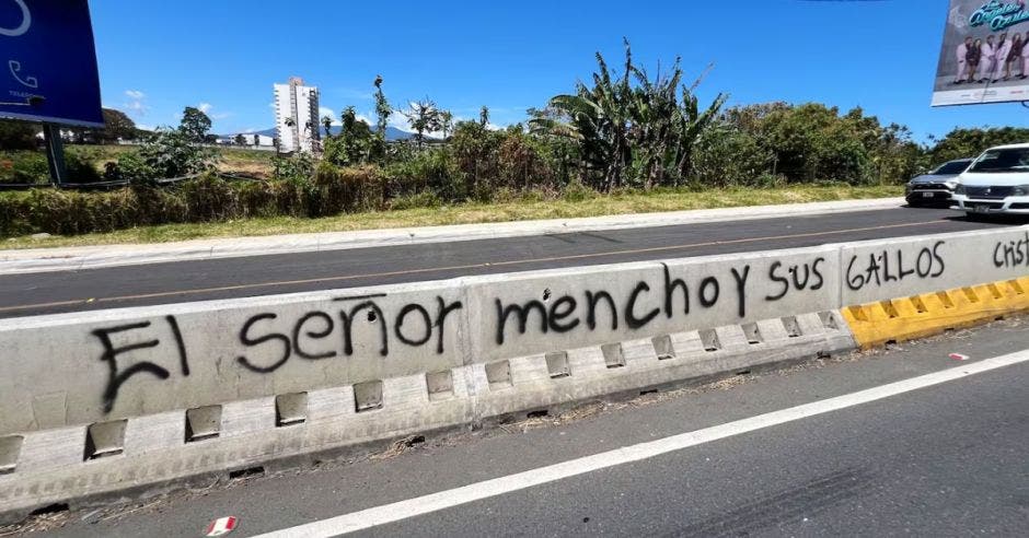 La denuncia del grafiti la hizo Marcelo Solano, director de la Policía Municipal de San José, Cortesía/La República.