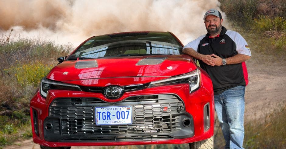 Guillermo Esquivel y Edgardo Mora correrán con el Corolla GR.Cortesía/La República